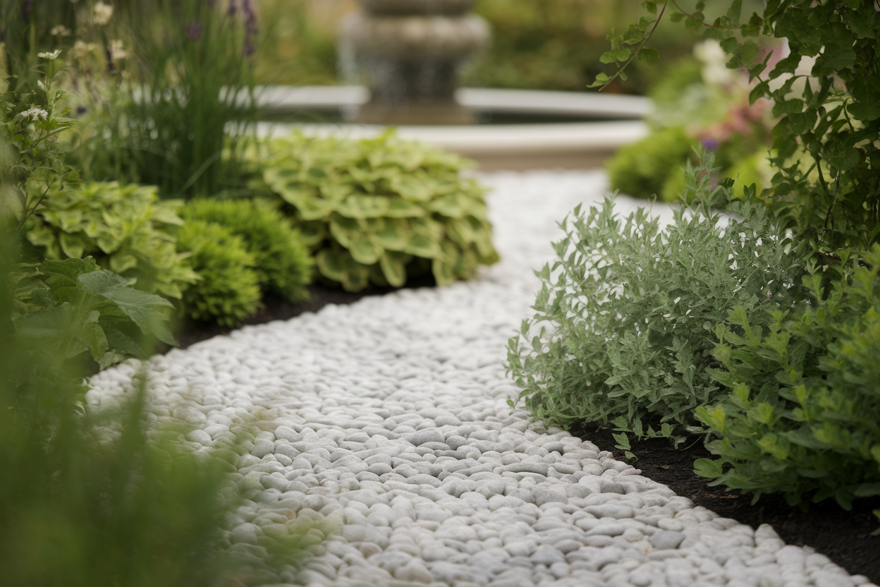 chemin-galets-blancs-jardin-fontaine