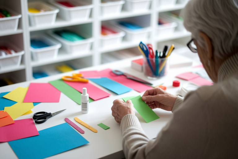 Bricolage facile pour personnes âgées : Idées d&rsquo;activités adaptées